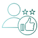 A ratings icon